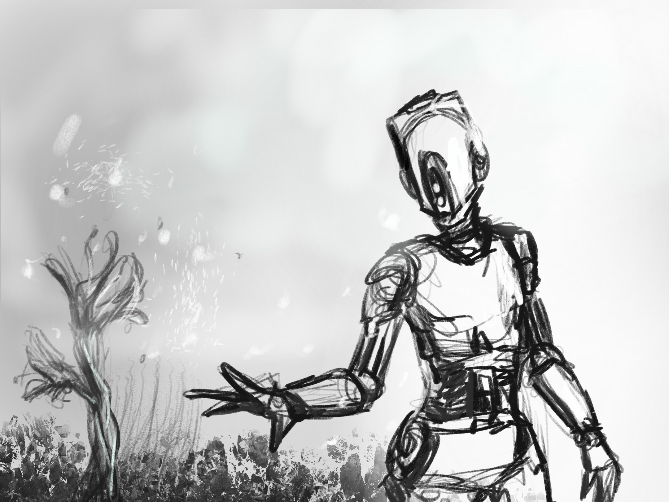 Lonely Robot sketches